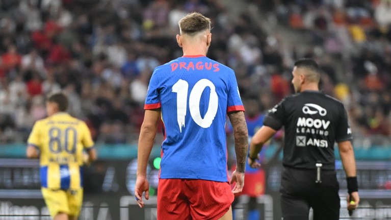 Debut cu stângul pentru Denis Drăguş la FCSB! Nota primită după 20 de minute
