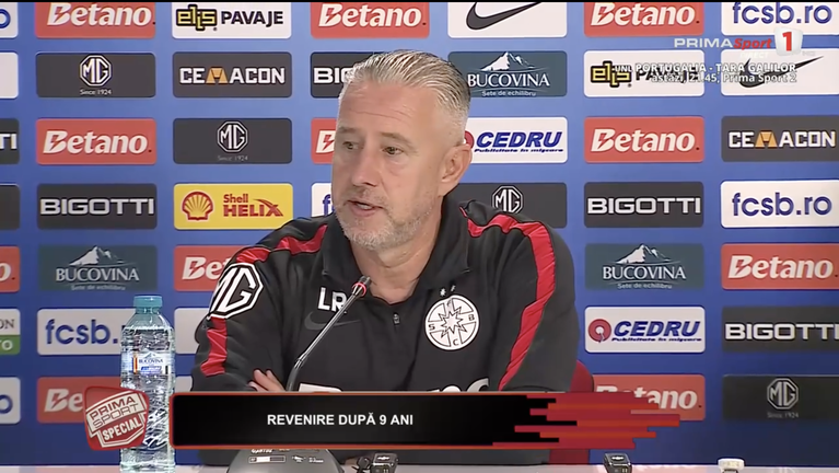 VIDEO | Cum a numit-o Laurenţiu Reghecampf pe FCSB după ce a fost prezentat oficial: "Va fi şi mai mare"