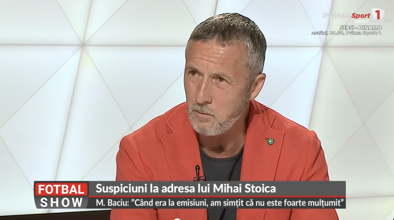 MM Stoica, reacţie după declaraţiile lui Marius Baciu: ”Tu ai nevoie de susţinere? Eşti bărbat, ai fost căpitanul Stelei, ai nevoie de susţinere?!” | VIDEO EXCLUSIV