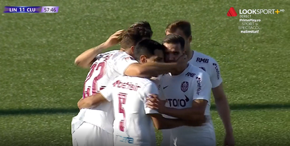 VIDEO | Chin printre stânci! Lincoln Red Imps - CFR Cluj 1-2. ”Dubla” lui Debeljuh îl salvează pe Şumudică de o mare ruşine