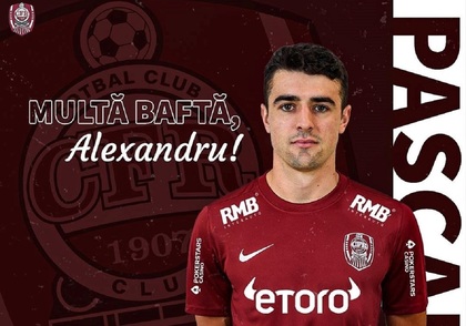 OFICIAL | CFR Cluj l-a cedat pe Alex Paşcanu în Spania