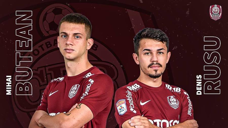OFICIAL | CFR Cluj a trimis doi jucători împrumut la Chindia Târgovişte