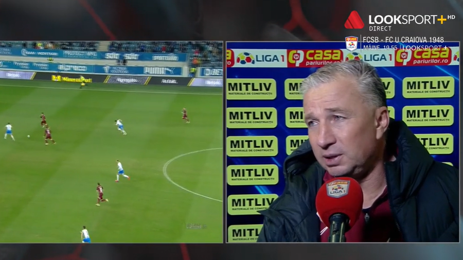 VIDEO | "Sunt foarte supărat!". Dan Petrescu, nervos pentru punctele pierdute la Craiova: "Mi se pare penibil!"