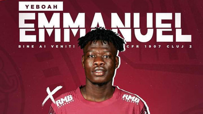 OFICIAL | Înlocuitor pentru Omrani? CFR Cluj a adus un atacant din Ghana