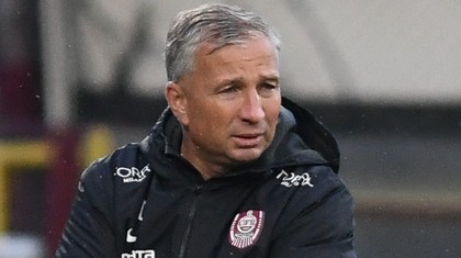 VIDEO | Dan Petrescu, reacţie după intervenţia lui Arlauskis. Ce a spus antrenorul CFR-ului 