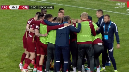 VIDEO | Start lansat pentru CFR Cluj cu FC Argeş. Păun a marcat în minutul 2