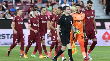 Inter d'Escaldes – CFR Cluj 1-1! Campioana României a tremurat serios în faţa unei echipe de amatori, dar merge mai departe în Conference League