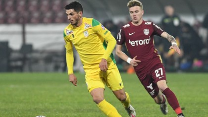 VIDEO | CFR Cluj – CS Mioveni 4-2. Trupa lui Dan Petrescu trece cu bine peste emoţiile căderii nocturnii şi îşi reface moralul