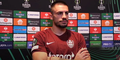 Andrei Burcă, dezamăgit de arbitrajul de la meciul cu Sivasspor. ”Nu ştiu ce a fost cu dânsul în această seară”