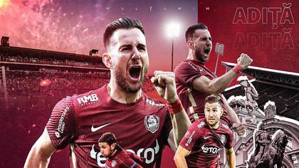 OFICIAL | CFR Cluj s-a despărţit de Adrian Păun! UPDATE: Mijlocaşul, prezentat de Hapoel Beer Sheva