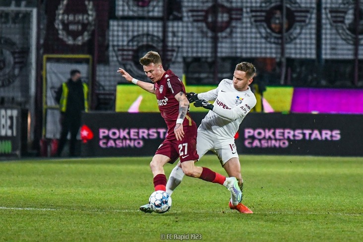 VIDEO ǀ Rapid – CFR Cluj 2-1! Două penalty-uri, ambele contestate de campioană, aduc trei puncte de aur în Giuleşti