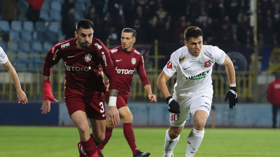 CFR Cluj a învins-o pe FC Hermannstadt cu scorul de 3-2