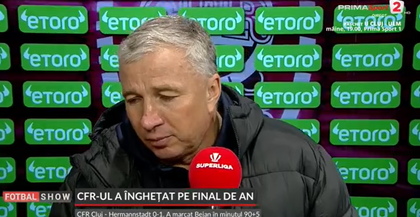 VIDEO | Dan Petrescu, iritat. Trei jucători luaţi la ţintă: "Nu am înţeles ce au vrut să facă"