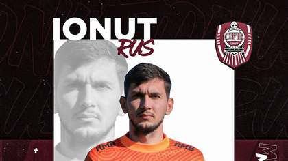 CFR Cluj s-a despărţit de portarul Ionuţ Rus