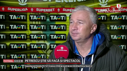 VIDEO | Dan Petrescu şi-a certat jucătorii chiar dacă echipa lui a marcat 5 goluri cu Petrolul Ploieşti: ”Campionatele le câştigă apărarea!”