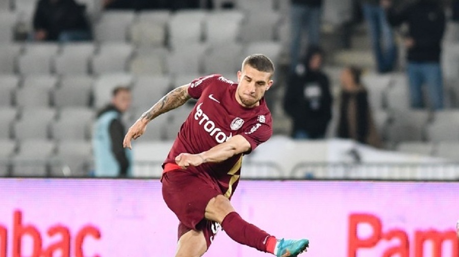 Daniel Bîrligea, omul momentului la CFR Cluj. ”Am avut multe ocazii, dar arbitrul nu le-a dat”