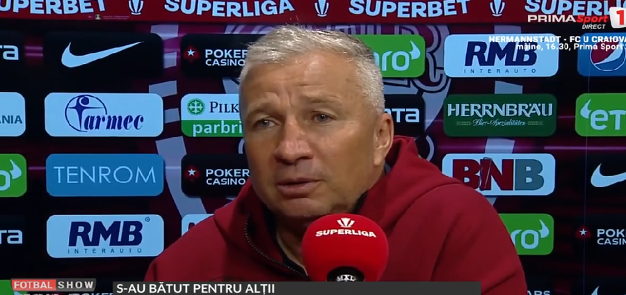 VIDEO | Dan Petrescu, ieşire nervoasă la adresa VAR! A plecat în timpul interviului. ”Ne-au ciuruit”