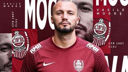 Vasile Mogoş a semnat cu CFR Cluj! UPDATE: Anunţul ardelenilor 