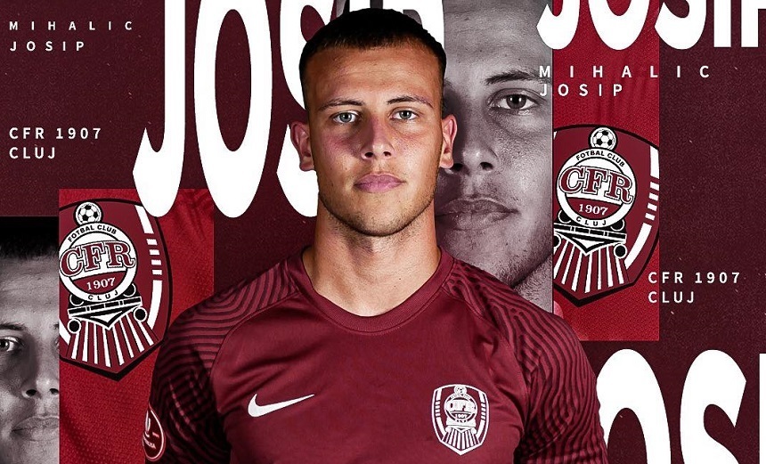 CFR Cluj a făcut al 12-lea transfer din acestă vară! Jucătorul trecut pe la academia Dinamo Zagreb a semnat 