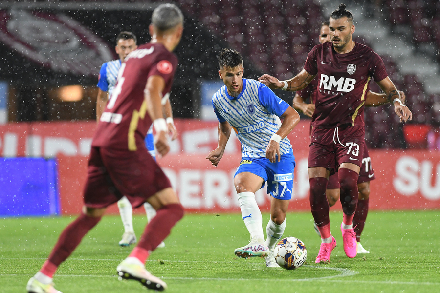 VIDEO ǀ CFR Cluj - Universitatea Craiova 1-1. Remiză spectaculoasă în derby-ul etapei