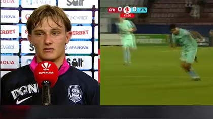 VIDEO | Lorenzo Biliboc, puştiul ce a schimbat jocul lui CFR Cluj. ”E o emoţie puternică pentru mine”