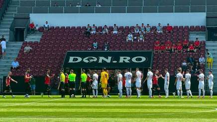 CFR Cluj pierde ultimul amical înainte de startul sezonului, în faţa divizionarei secunde, Gloria Bistriţa

