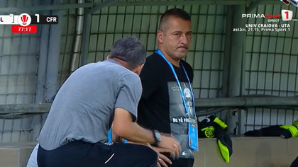 Panin, gest impresionant făcut în memoria lui Gabi Mureşan, fostul său prieten şi coleg de la CFR Cluj | VIDEO