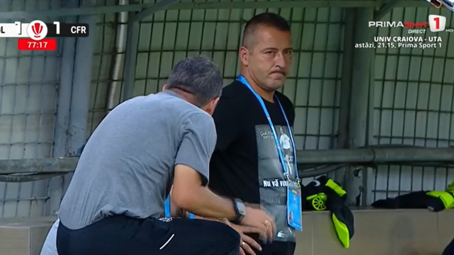 Panin, gest impresionant făcut în memoria lui Gabi Mureşan, fostul său prieten şi coleg de la CFR Cluj | VIDEO