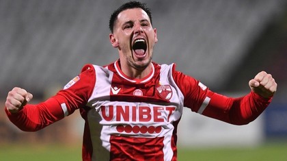 Paul Anton a revitalizat Dinamo la Călăraşi. ”Mă bucur că am avut poziţii de şut, că îmi place să trag de la distanţă”