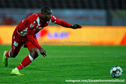 Lovitură pentru Dinamo! Akapala a plecat în Belgia să se opereze, după un singur meci 