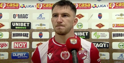 VIDEO | Deian Sorescu, omul meciului FC Argeş - Dinamo. "Nu ne gândim la cupele europene"