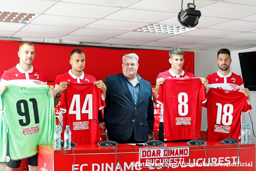 OFICIAL | Dinamo şi-a prezentat ultimele patru achiziţii
