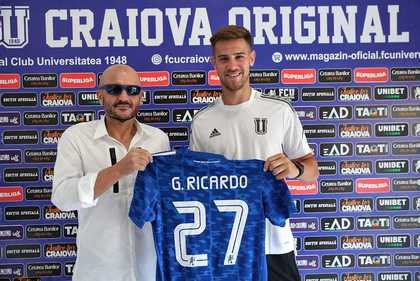 Ricardo Grigore, acord cu FC U Craiova! UPDATE: Fundaşul, prezentat oficial 