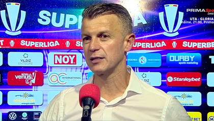 VIDEO | Ovidiu Burcă, în culmea fericirii. ”O să sărbătorim trei zile şi trei nopţi”. Antrenorul lui Dinamo i-a criticat pe piteşteni. ”Acest lucru ne-a lăsat un gust amar”