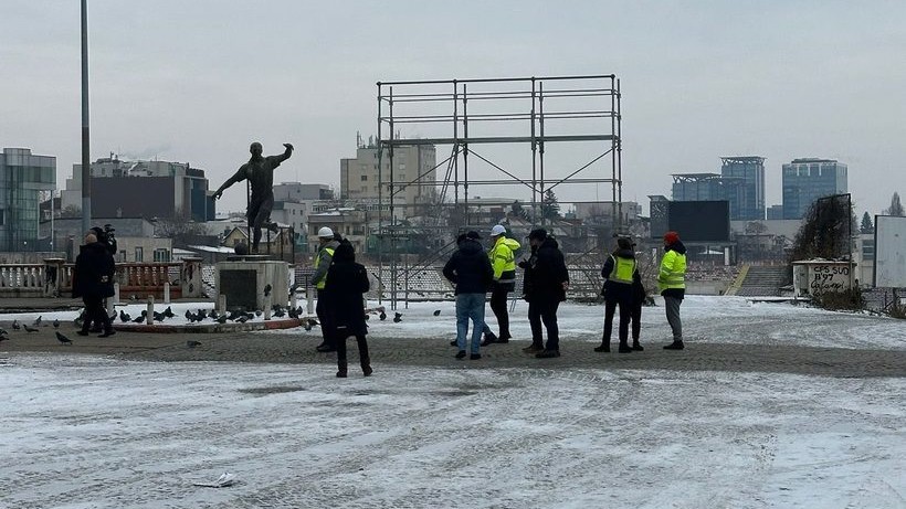 FOTO | Zi istorică pentru Dinamo! Au început lucrările la noul stadion din Ştefan cel Mare