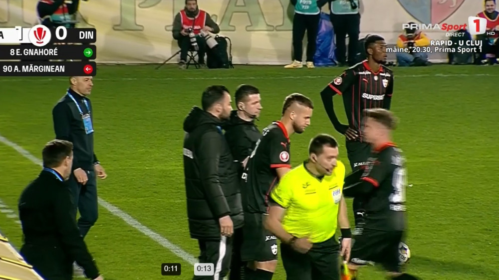 VIDEO | Premieră pentru George Puşcaş! Intră în meciul cu FC Argeş şi bifează prima apariţie din carieră în Superligă