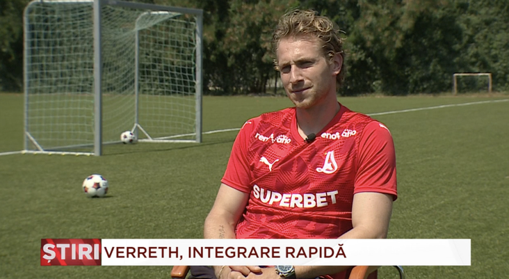 Matthias Verreth, surprins de Bucureşti după ce a ajuns la Dinamo: ”Ne place mult”. Cu cine s-a împrietenit în vestiar | VIDEO EXCLUSIV