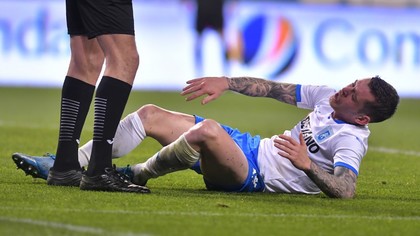 EXCLUSIV | Craiova a cerut penalty la accidentarea lui Cicâldău. Florescu: "Un atac destul de brutal" / Albon: "E o neglijenţă a lui Ştefănescu"