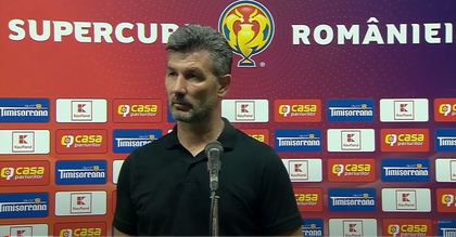 VIDEO | Ouzounidis e sincer după victoria din Supercupă: ”Ca să o baţi pe CFR, trebuie să ai şi noroc!”