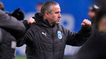 Universitatea Craiova îşi securizează locul de play-off. Reaţia lui Reghecampf. ”Urmează două meciuri foarte grele, dar o luăm pas cu pas”