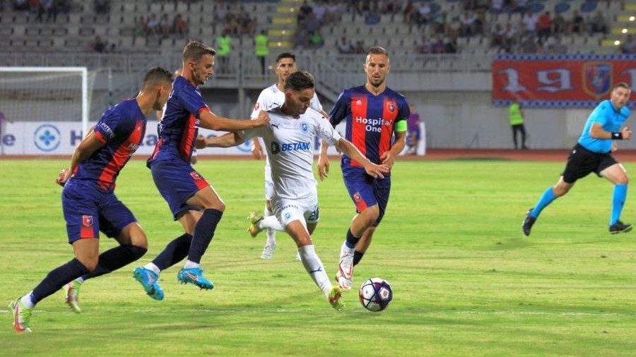 VIDEO ǀ Universitatea Craiova – Vllaznia 3-0. Oltenii fac recital în repriza secundă şi se califică în turul III preliminar al Conference League