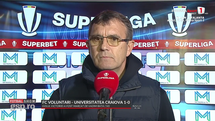 Eugen Neagoe ”a sărit la gâtul arbitrilor” după eşecul cu FC Voluntari: ”Centralul este de vină!” 