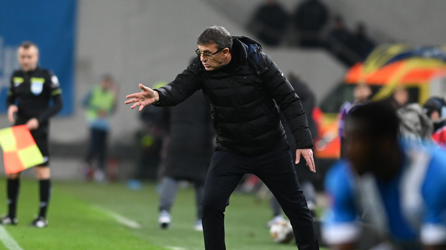 VIDEO | ”Ei n-au ajuns la poarta noastră în prima repriză. Cred că am controlat”. Neagoe consideră că Universitatea Craiova a fost peste FCSB