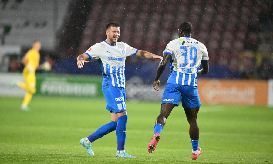 ”Trebuie să-mi menţin nivelul”. Steven Nsimba ”a spart gheaţa” în tricoul Universităţii Craiova