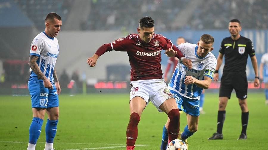 Jucătorul care a dezamăgit în Craiova - Rapid: "Se aşteaptă o creştere, n-a fost la turaţia celorlalţi" | EXCLUSIV VIDEO