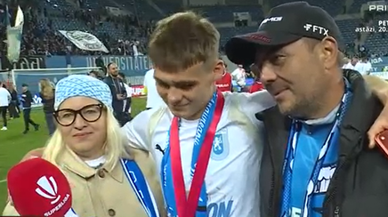 Puştiul David Matei a celebrat titlul alături de părinţi. ”Nu mi-a venit să cred când am marcat!”