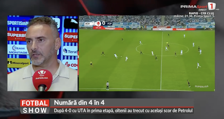 Ricardo Sousa, după Universitatea Craiova - Petrolul 4-0: ”Toată strategia s-a dus pe apa sâmbetei după 40 de secunde”
