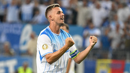 ”Trebuie să muncim mai mult”. Nicuşor Bancu, cel mai bun jucător al Universităţii Craiova în cupele europene
