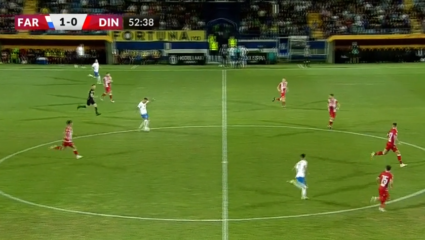 VIDEO | Gol de colecţie! Betancor a marcat din propria jumătate de careu în poarta lui Dinamo