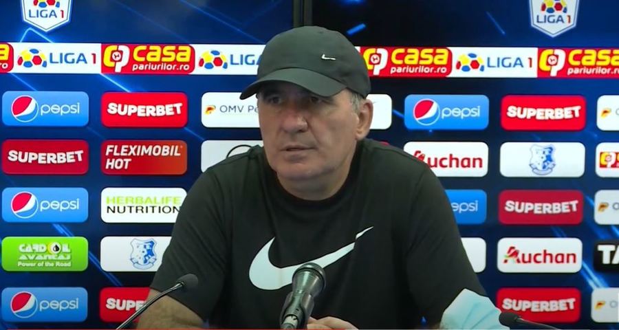 Gică Hagi, discurs resemnat. ”Poate meritam mai mult. După meciul ăsta ne-am schimbat obiectivul”